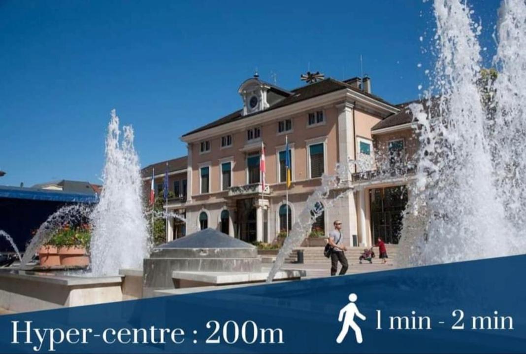 Apart 5 Personnes, 1Min Gare D'Annemasse, Geneve 5Km Apartment Bagian luar foto